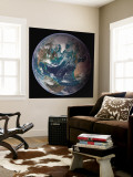 Planet Earth Eastern Hemisphere, NASA Satellite Composite Wall Mural