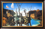 Reflections of Elephants Prints by Salvador Dalí