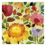 Orange Dahlia Giclée-Druck von Kim Parker