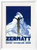 Zermatt Posters by Pierre Kramer