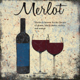 Merlot Prints by Louise Carey