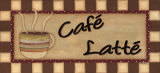 Cafe Latte Poster von Sue Allemand