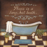 Long Hot Bath Affiche par Kim Lewis