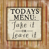 Jennifer Pugh - Today's Menu - Poster