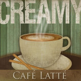 Creamy Cafe Latte Prints by Jennifer Pugh