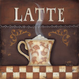 Milchkaffee Poster von Kim Lewis