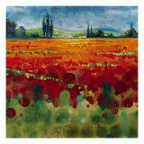 Spring Meadows II Lámina giclée por Selina Werbelow