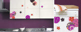 Floral Bubbles       (Water Resistant Decal) Wall Decal