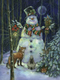 Dapper Snowman Posters par Donna Race