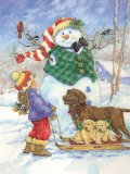 Frosty Morning Greeting Posters par Donna Race