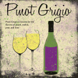 Pinot Grigio Posters by Louise Carey