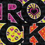 Rock Kunstdruck von Louise Carey