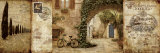 Tuscan Courtyard Print by Keith Mallett
