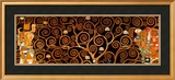 The Tree of Life, Stoclet Frieze, c.1909 (darkened detail) Poster by Gustav Klimt