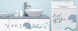 Whale and company (Water Resistant Decal) wandtattoos