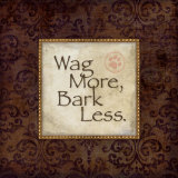 Bark Less Posters par Stephanie Marrott