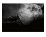 Haunted House Giclee Print by Allyson Ricketts