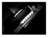 Black & White Guitar Photographic Print by Megan Kardell