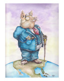 Corporate Pig Giclee Print by Lander Meek