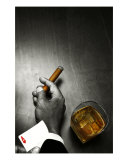 Poker Noir Fotografisk trykk av Alex Bramwell