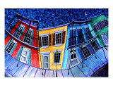 Vibrant City Light Giclée-tryk af Derek Patterson