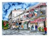 River Street Savannah Georgia Giclee Print by Derek Mccrea