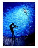 Old Blues Giclée-tryk af Derek Patterson