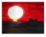 Sundrop Horizon Giclee Print by Lil Taylor
