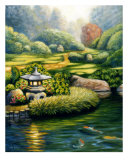 Garden Lantern Giclee Print by Ara Witmer