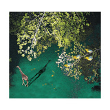 Lone Giraffe Giclee Print by Nancy Tillman