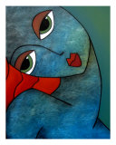 Blue Passion Giclee Print by Thomas Fedro