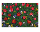 The Tulip Garden Giclee Print by Gayle Wisbon