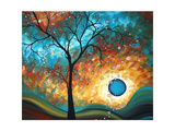 Aqua Burn Giclee Print by Megan Aroon Duncanson