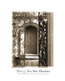 Charleston Door & Iron Gate In Sepia Photographie par Benjamin Padgett