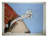 Blue Skies Giclee Print by Carlos Ortiz