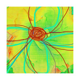 Ricki Mountain - Big Pop Floral II - Giclee Baskı Ricki Mountain - Big Pop Floral II - Giclee Baskı