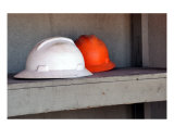 Hard Hats At Rest Photographic Print by Mandé Peer