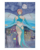 Midnight Fairy Reproduction procédé giclée par Elizabeth Kalman