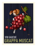 Grappa Muscat - Beagle reproduction procédé giclée par Chad Otis