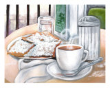 New Orleans Cafe Du Monde Giclee Print by Elaine Hodges
