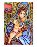 Virgin Mary And Baby Jesus Giclee Print by Patricia Vidour