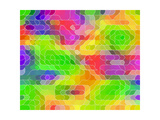 Colored Line Blobs Lámina fotográfica por Ruth Palmer Colored Line Blobs Lámina fotográfica por Ruth Palmer