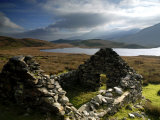Ruins of Shephed's Hut at Llyn Y Dywarchen, Gwynedd, North Wales, UK Prints by Ross Hoddinott
