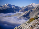 Clouds Fill the Valley of Llobegat in Cadi Moixero Natural Park. Catalonia, Pyrenees, Spain Posters by Inaki Relanzon