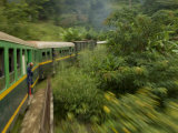 Train Travelling Between Manakara and Fianarantsoa, Madagascar Kunstdruck von Inaki Relanzon