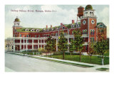 Nampa, Idaho - Exterior View of the Dewey Palace Hotel, c.1909 Photo
