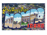 Nampa, Idaho - Large Letter Scenes, c.1942 Posters