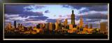 Chicago Skyline at Sunset Posters by Mark Segal