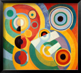Rhythm, Joie De Vivre Print by Robert Delaunay