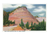 Zion National Park, Utah - View of Rock Candy Mountain from Zion-Mt. Carmel Highway, c.1938 Posters